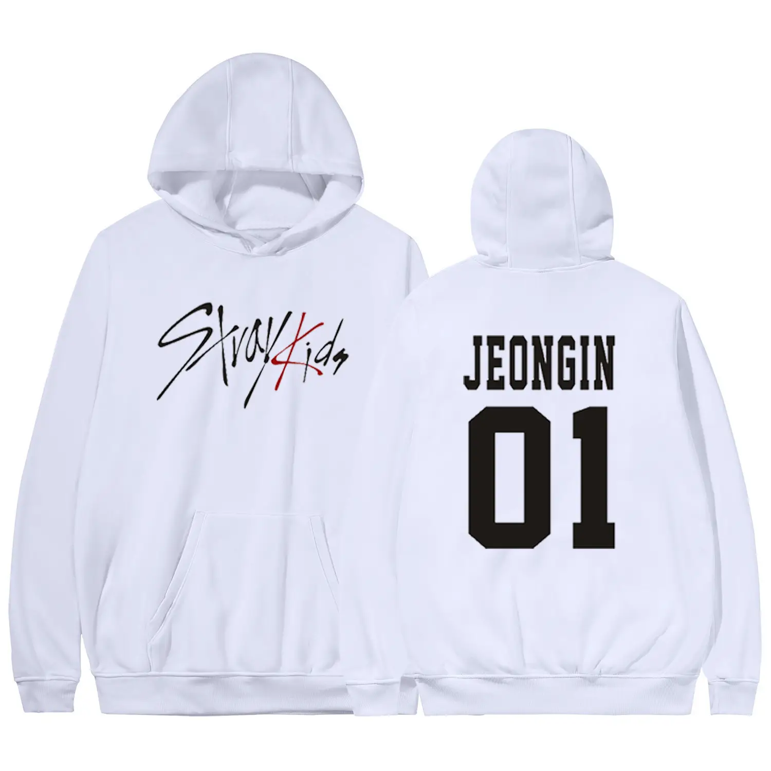 StrayKids Changbin Hoodie White 99 - Image 14