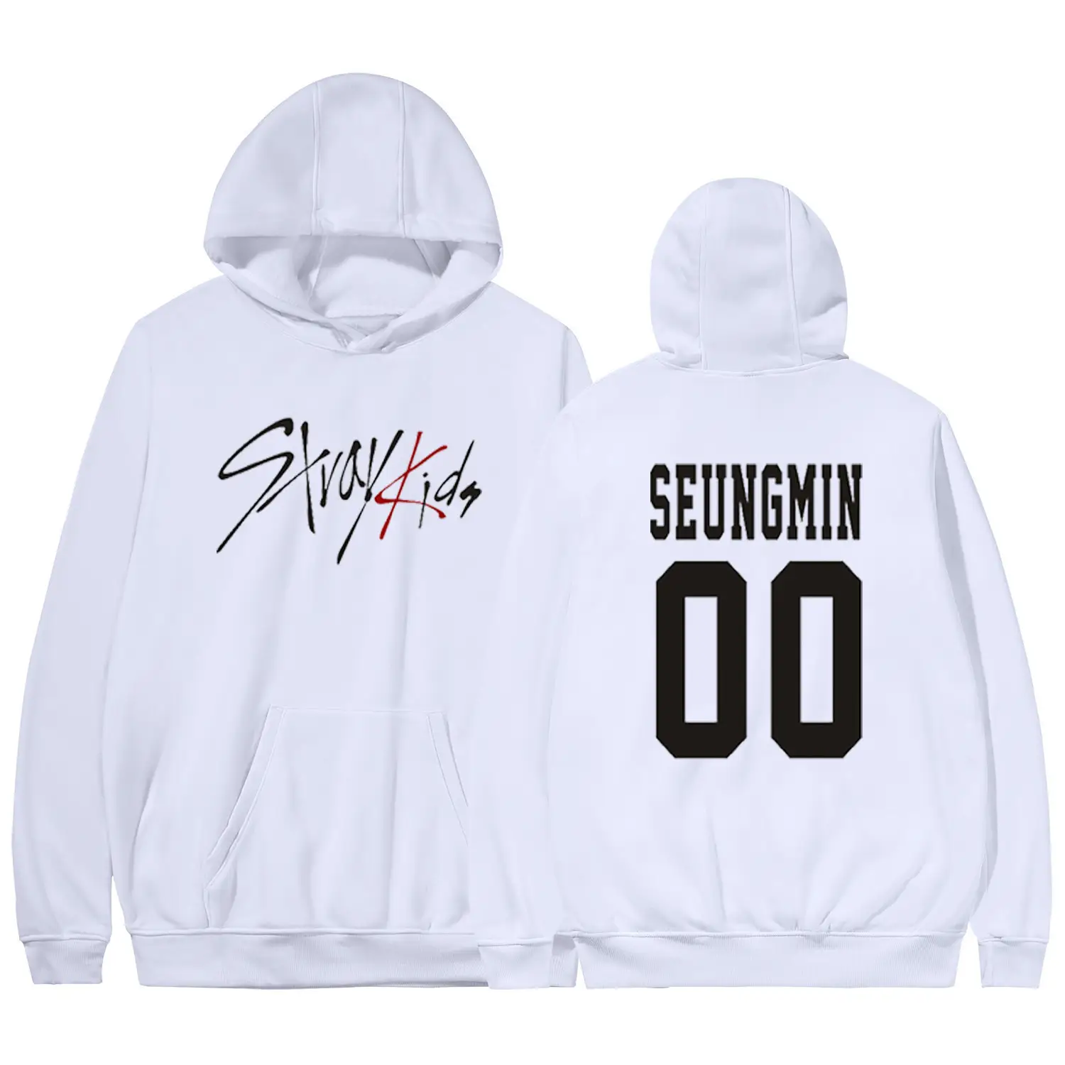 StrayKids Changbin Hoodie White 99 - Image 17