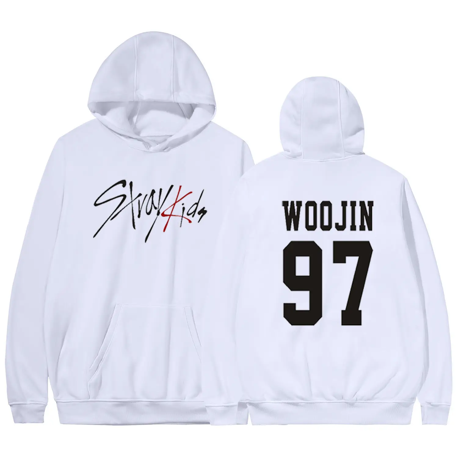 StrayKids Changbin Hoodie White 99 - Image 18