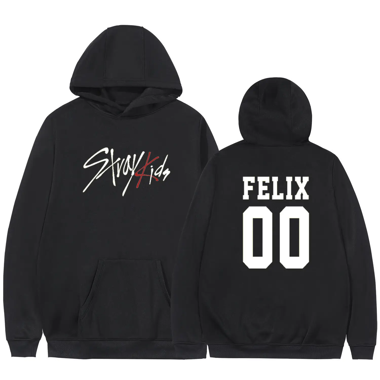 StrayKids Changbin Hoodie White 99 - Image 3