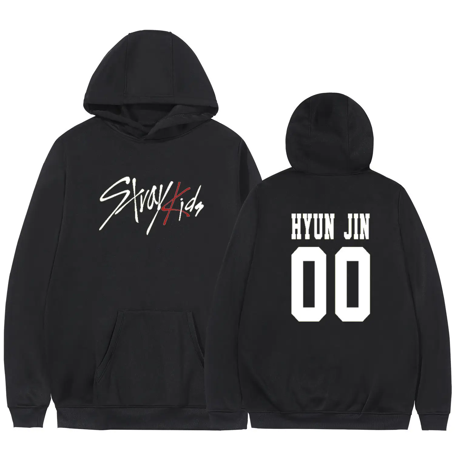 StrayKids Changbin Hoodie White 99 - Image 4