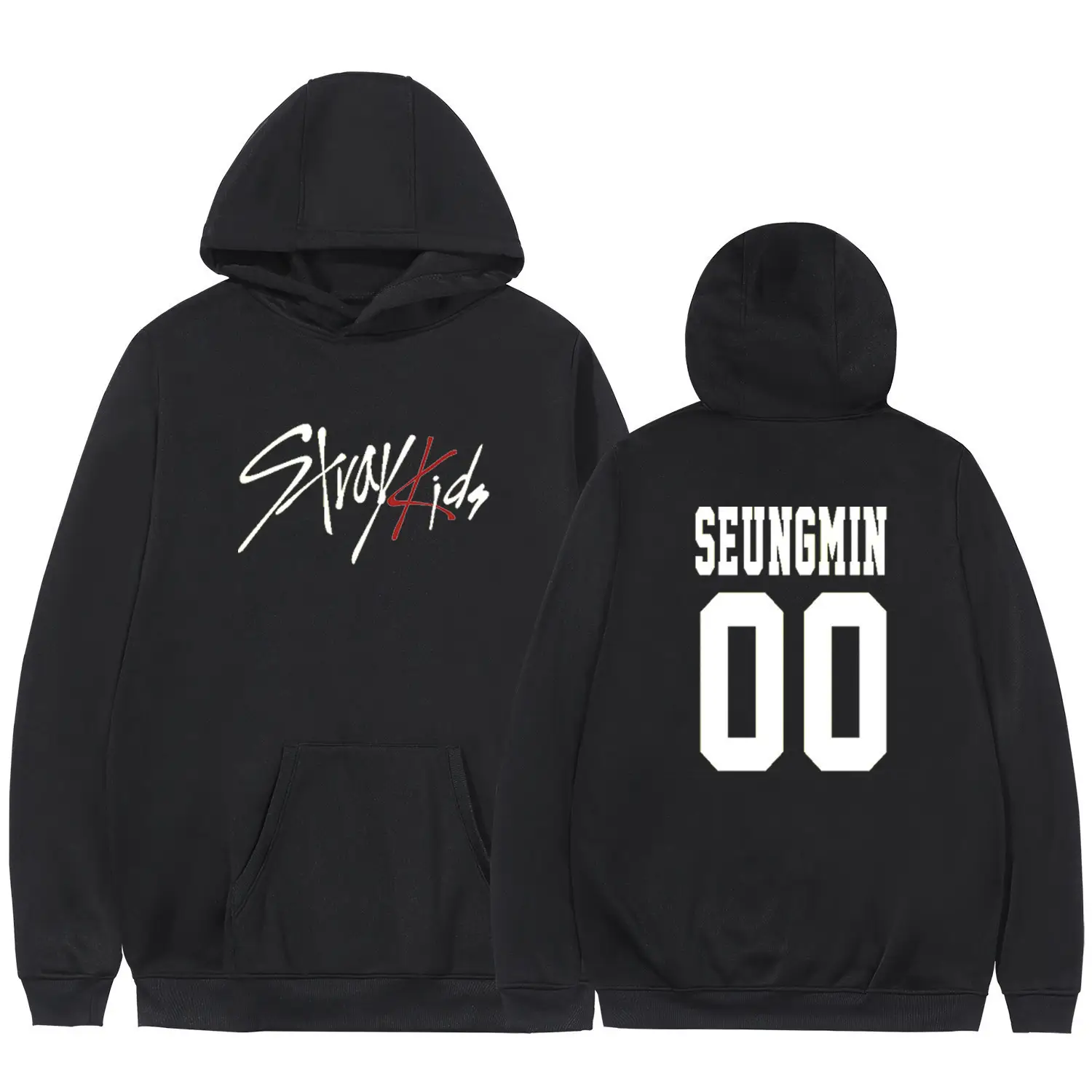 StrayKids Changbin Hoodie White 99 - Image 8