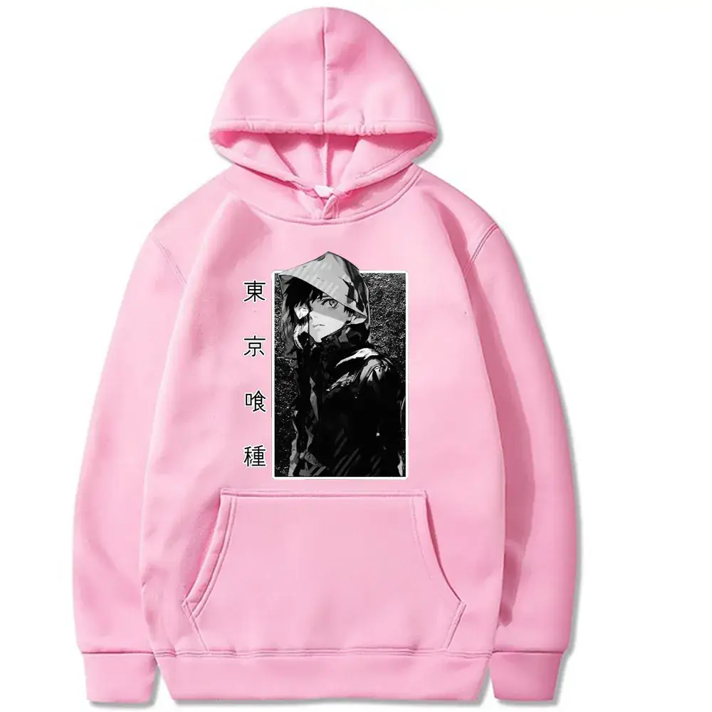 Pink Tokyo Ghoul Hooded Hoodie for Boys
