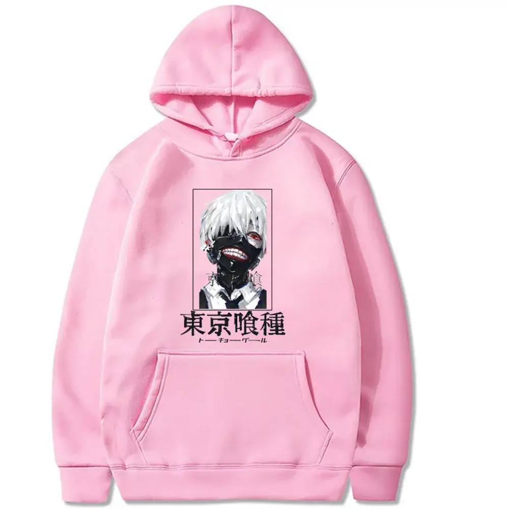 Pink Tokyo Ghoul Hooded Hoodie for Boys