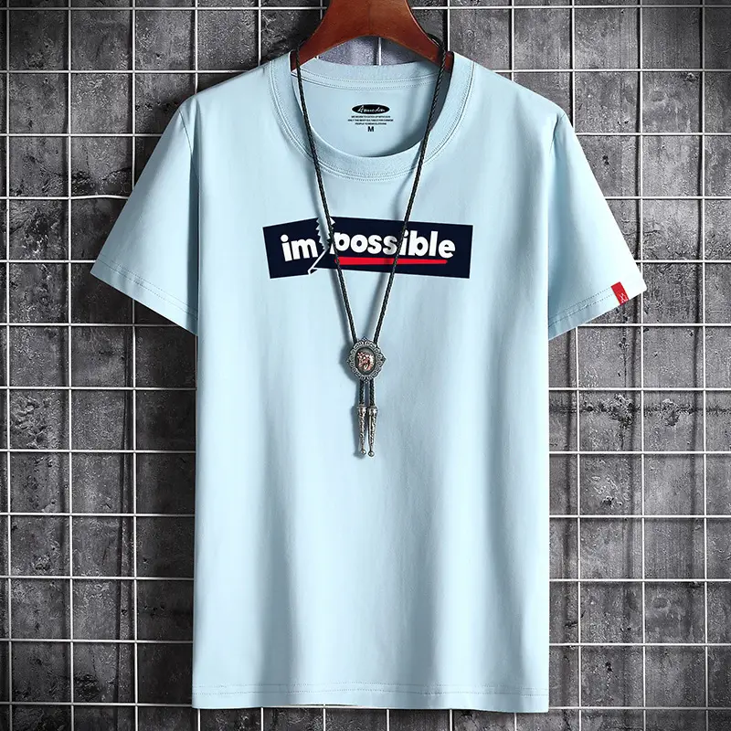 Men Black T-Shirt Im Desolate Cotton Loose Fit - Image 4