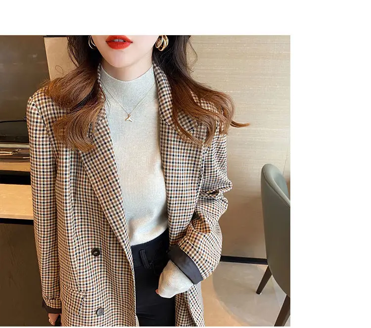Women's Long Sleeve Knit Sweater Half-High Collar Slim Fit — feature 17