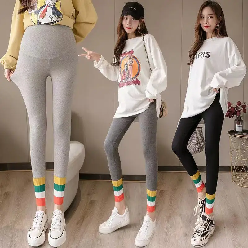 Fleece Leggings Nine Point Straps Pregnant Women - Image 5