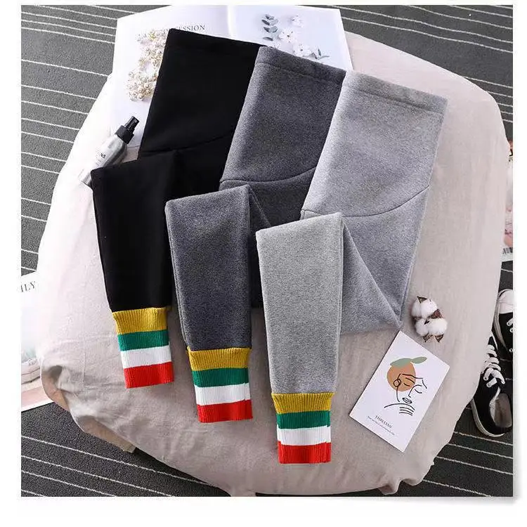 Fleece Leggings Nine Point Straps Pregnant Women - Image 7