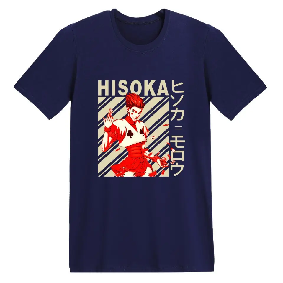2020 Cross-border Amazon Hot Full-time Hunter Series T-shirt Navy Blue Graphic Print - Image 4