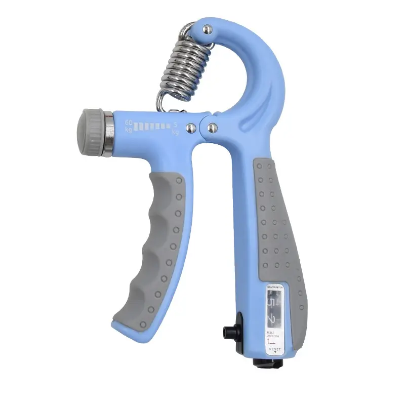 Rubber-coated counting adjustable (dot light blue)