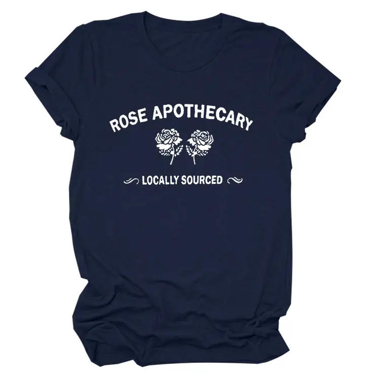 Women's Pink Rose Apothecary Short Sleeve T-Shirt - Image 14