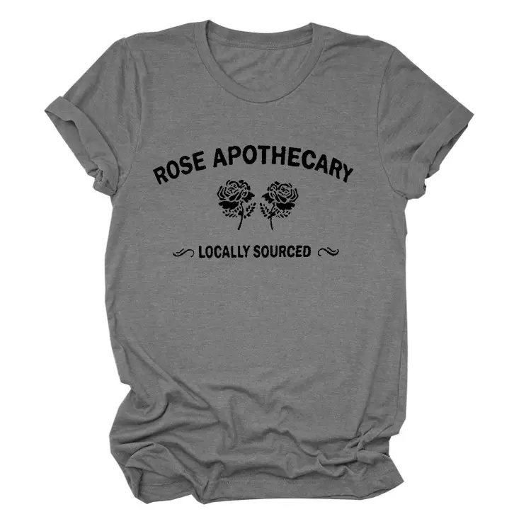 Women's Pink Rose Apothecary Short Sleeve T-Shirt - Image 21