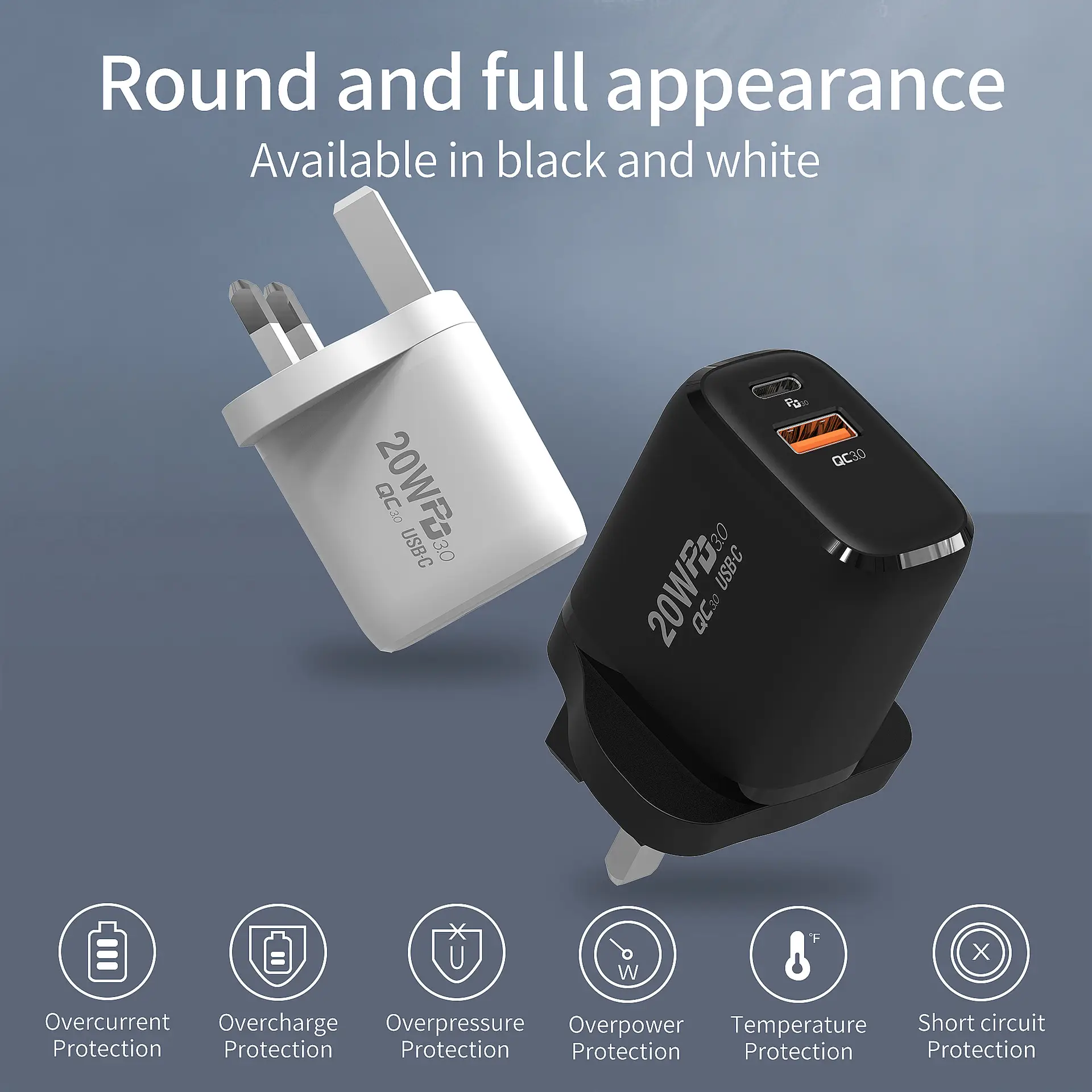 20W Fast Charging USB PD Head for Apple & Android Phones — feature 2