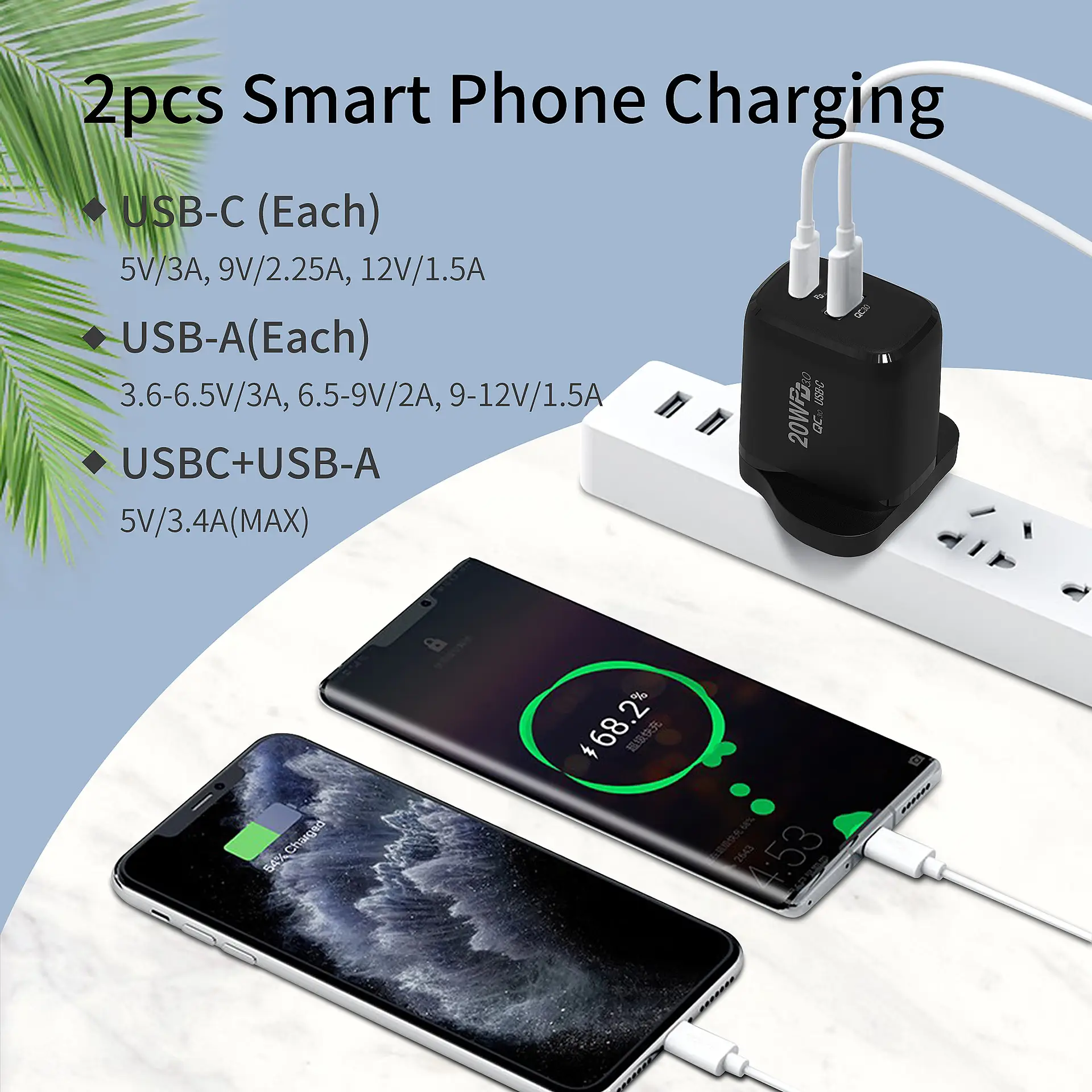 20W Fast Charging USB PD Head for Apple & Android Phones — feature 3
