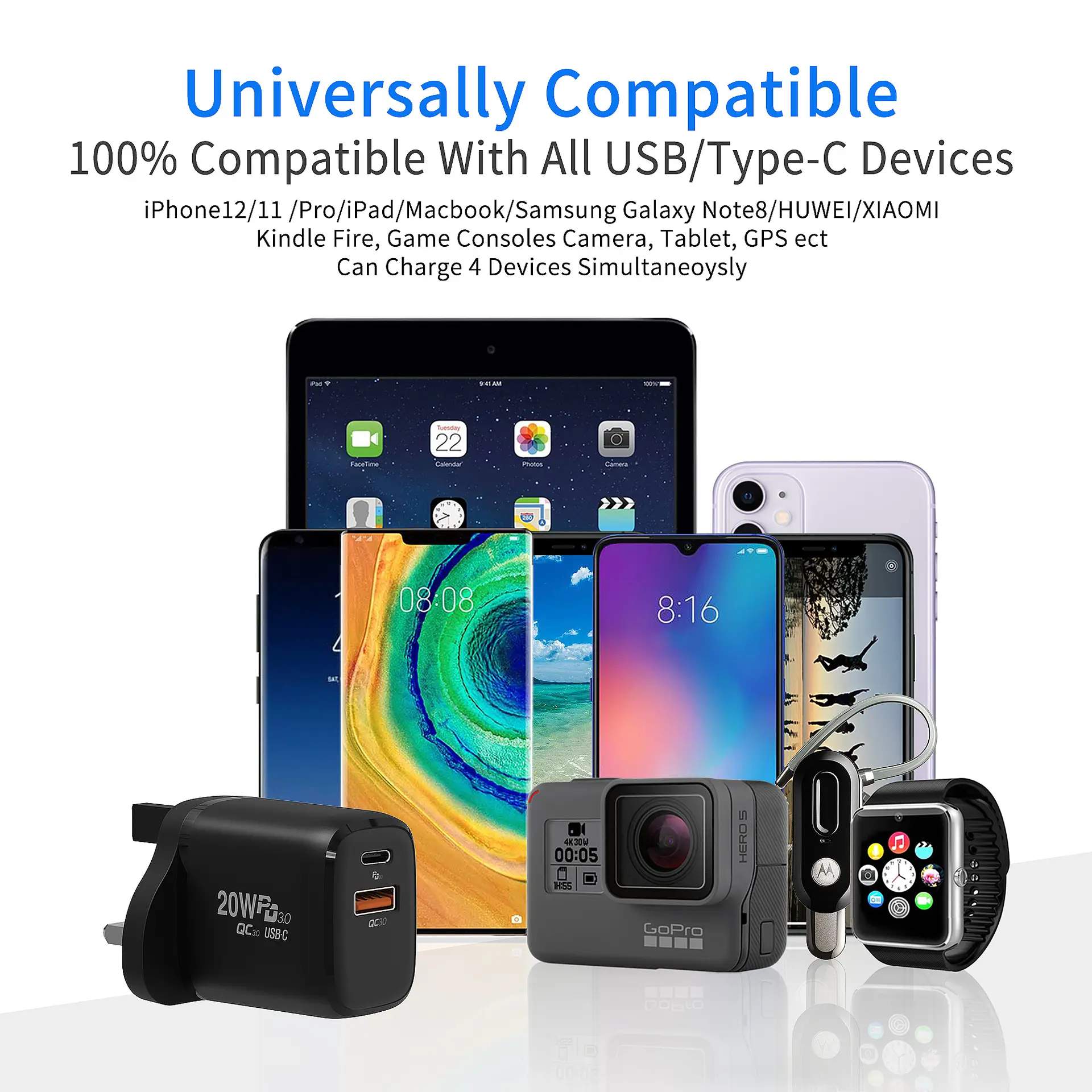 20W Fast Charging USB PD Head for Apple & Android Phones — feature 4
