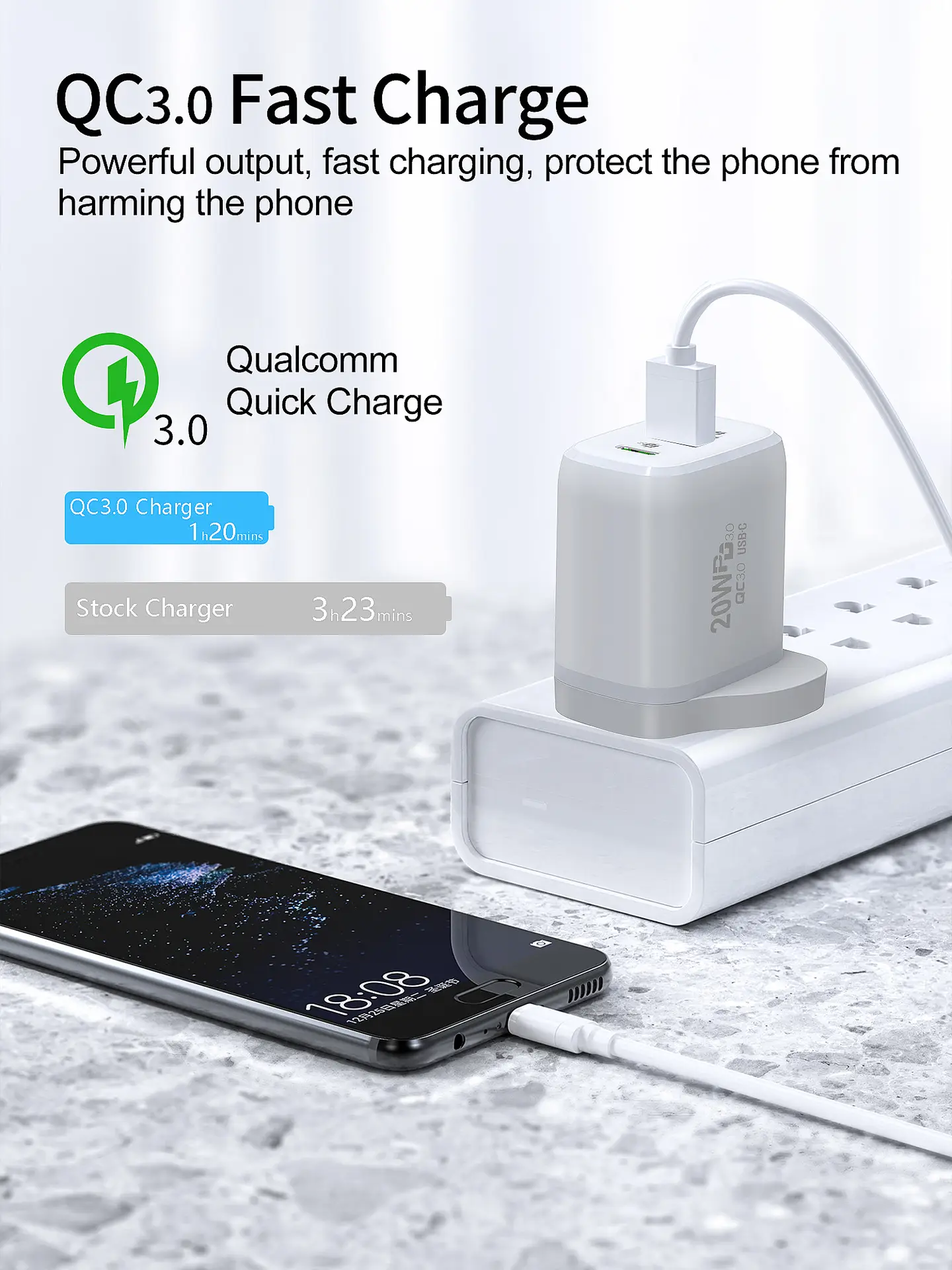 20W Fast Charging USB PD Head for Apple & Android Phones — feature 5