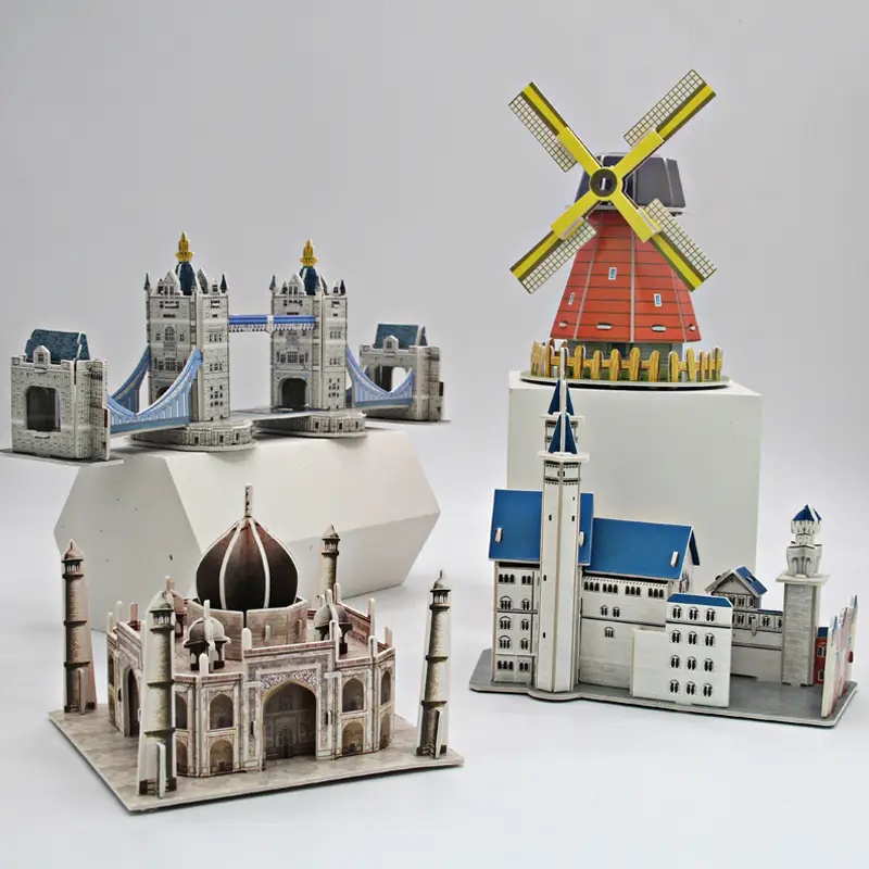 3D Wooden House Puzzle for Kids 6+ Educational Toy — feature 2
