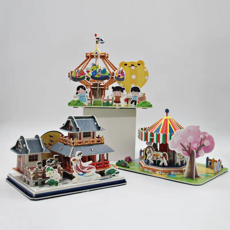 3D Wooden House Puzzle for Kids 6+ Educational Toy — feature 4