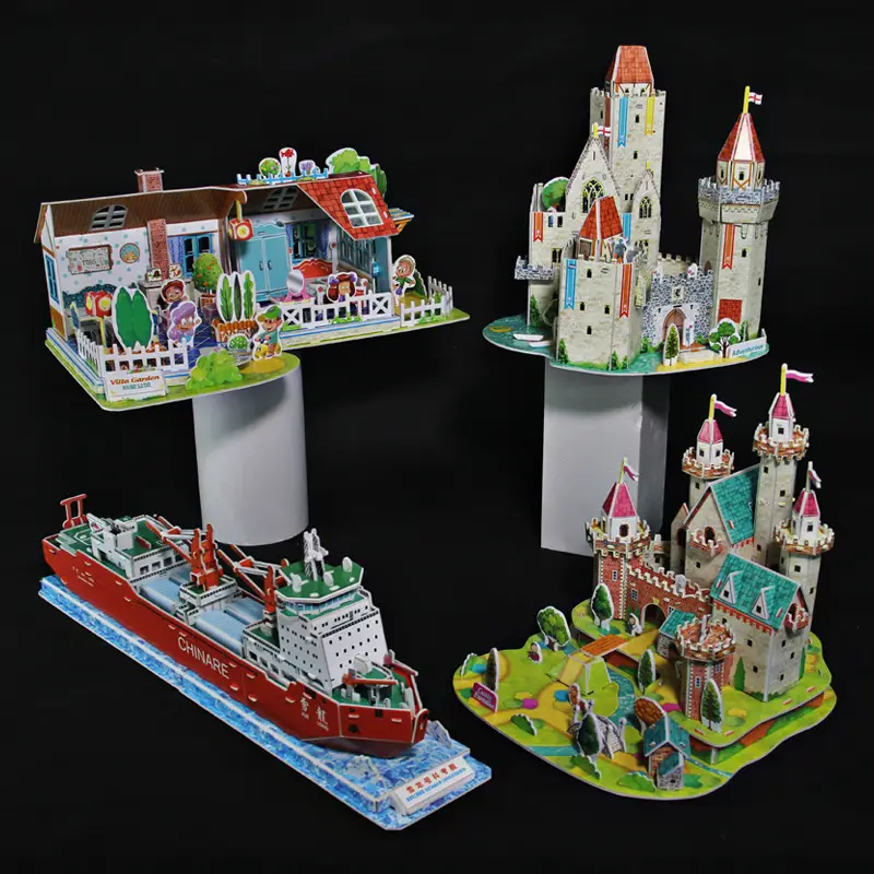 3D Wooden House Puzzle for Kids 6+ Educational Toy — feature 9