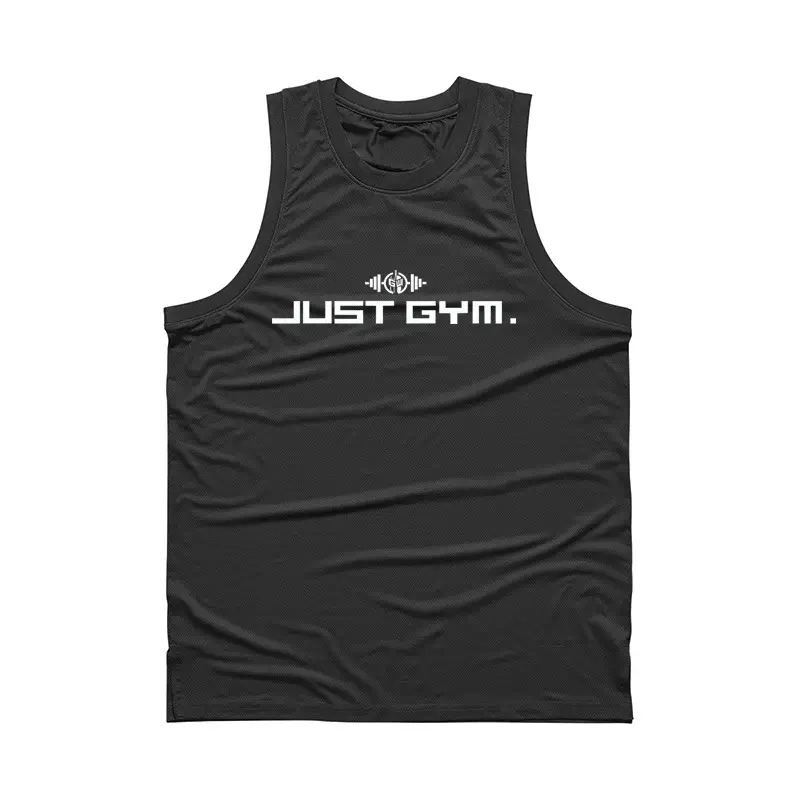 Men's White Muscle Vest Gym Training Vest - Image 2