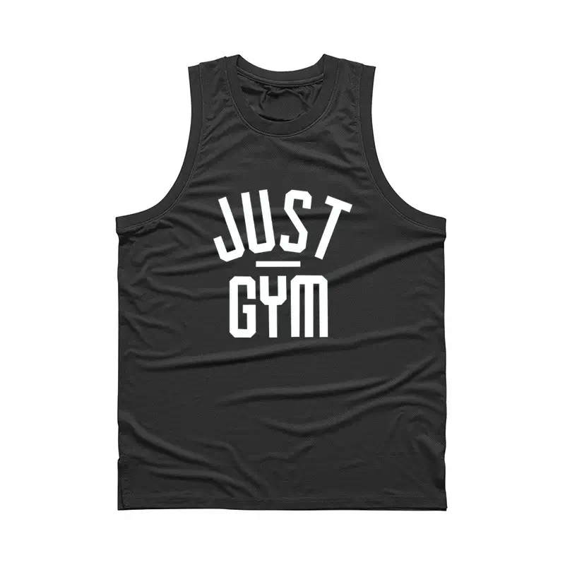 Men's Black Muscle Waistcoat Vest Summer Gym Training - Image 2