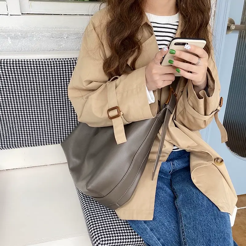 Large Capacity Soft Leather Shoulder Bag for Women — feature 18