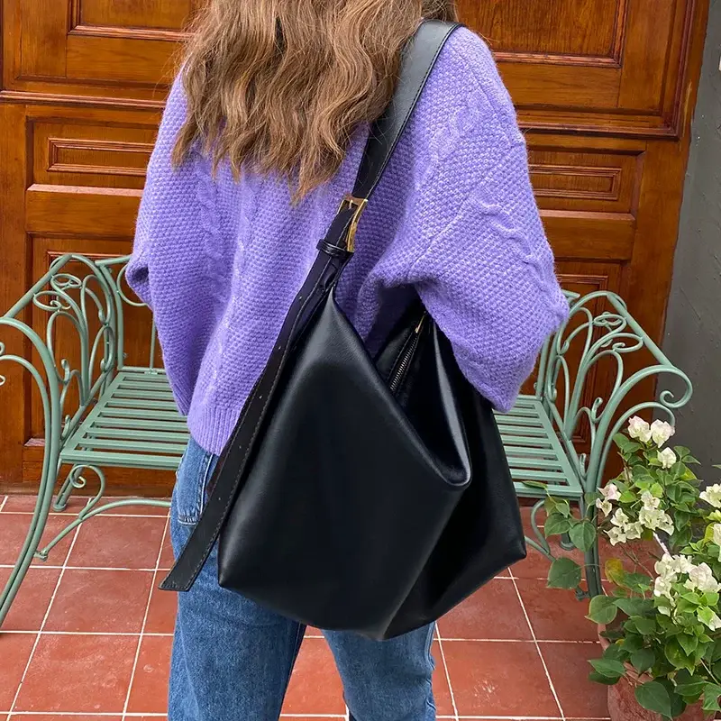 Large Capacity Soft Leather Shoulder Bag for Women — feature 22