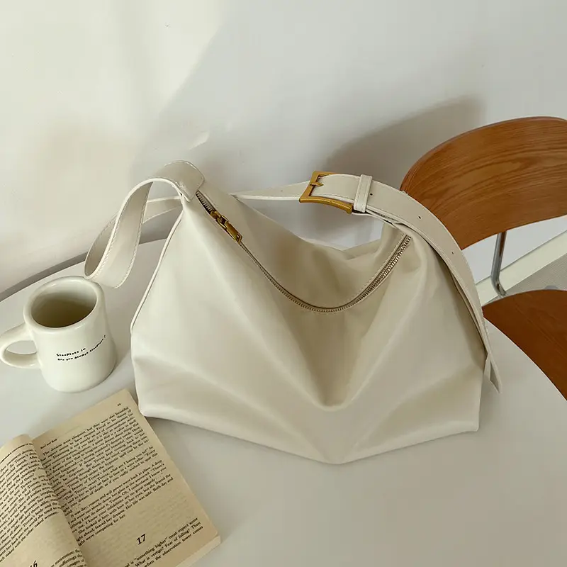 Large Capacity Soft Leather Shoulder Bag for Women - Image 4