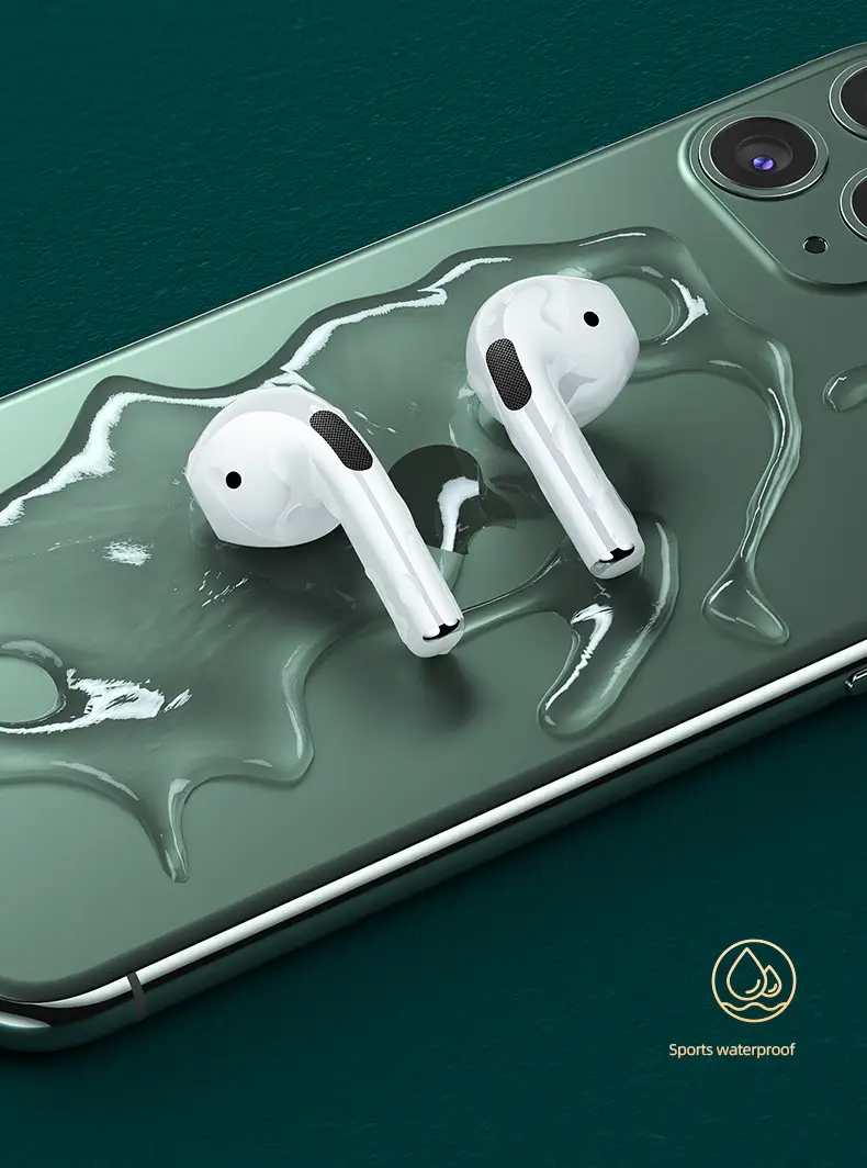 Cross-border Bluetooth Headset A4 Pro White Touch Control — feature 25
