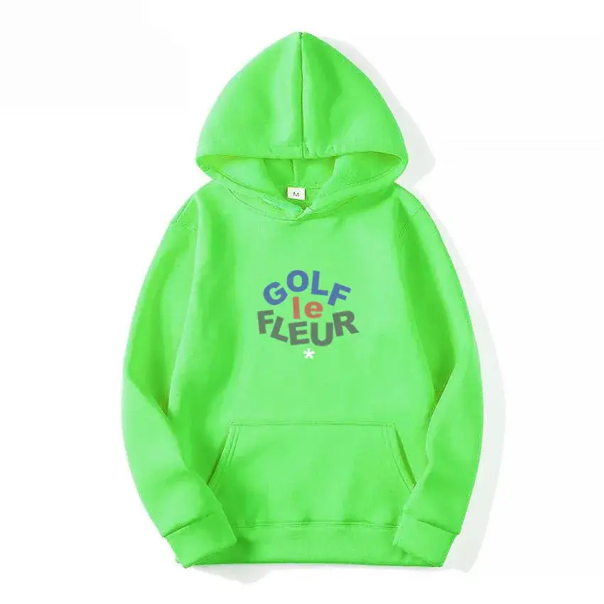 Men Black Hoodie with Colorful Flower Print - Image 29