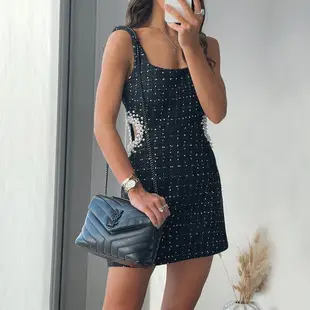 Women Pink Puff Sleeve Slim Fit Dress 2025 — feature 4