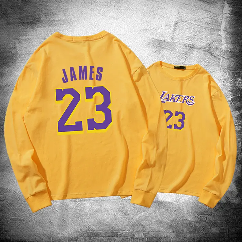 Lakers James 23 Long Sleeve T-Shirt Red - Image 12