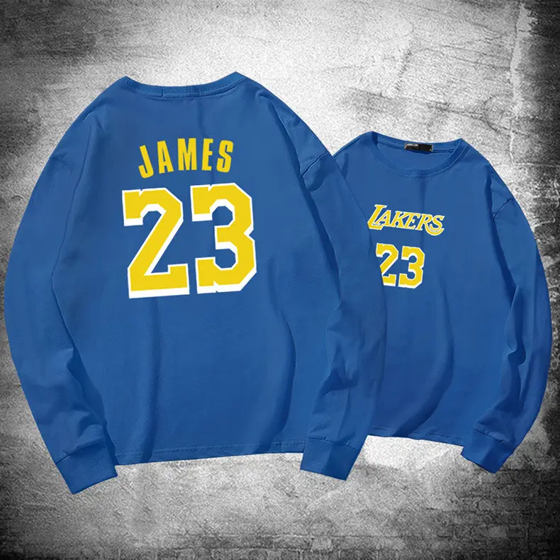 Lakers James 23 Long Sleeve T-Shirt Red - Image 13