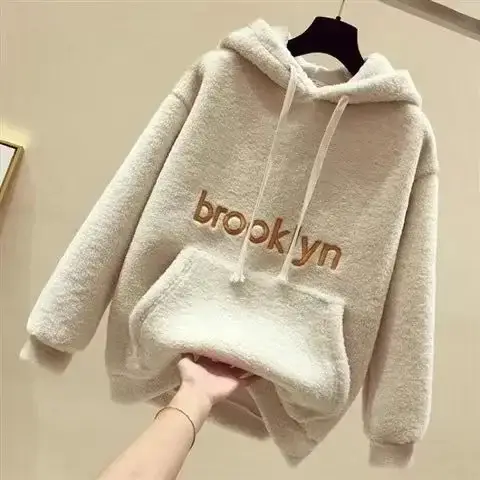 Women Fleece Hoodie & Pants Set Winter Warm Two Piece - Image 68