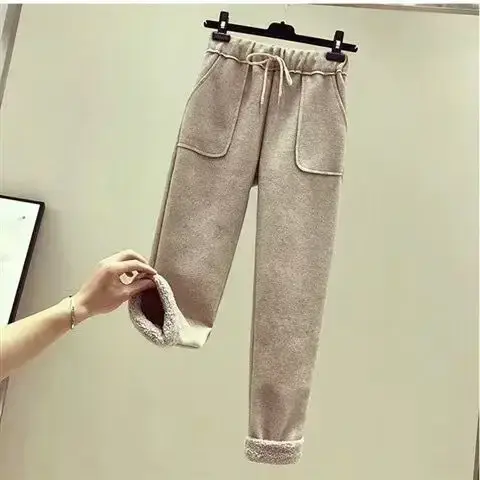 Women Fleece Hoodie & Pants Set Winter Warm Two Piece - Image 88