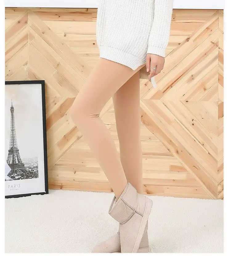 2025 Spring Nylon Dragon Fleece Leggings for Women Plus Fat Enlarged — feature 14