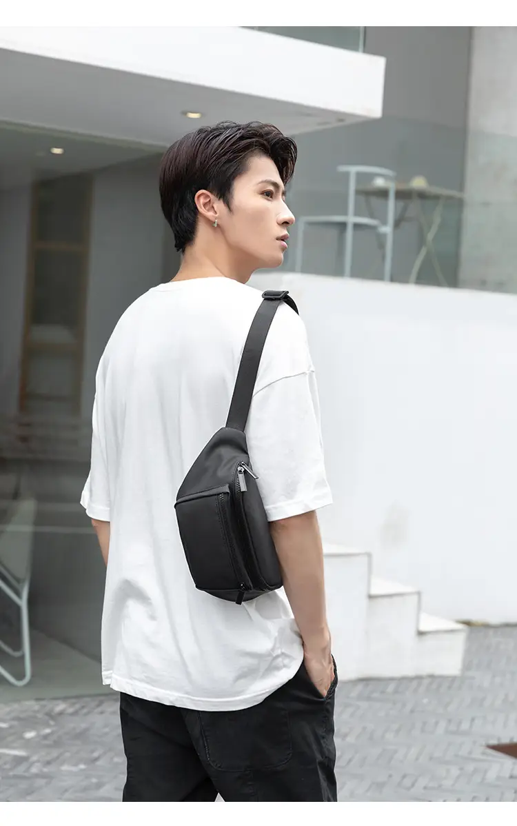 Men's Waterproof Black Crossbody Bag — feature 10