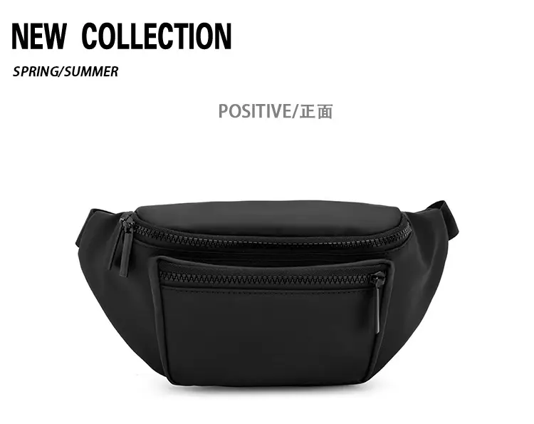 Men's Waterproof Black Crossbody Bag — feature 12