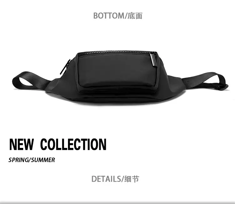 Men's Waterproof Black Crossbody Bag — feature 16