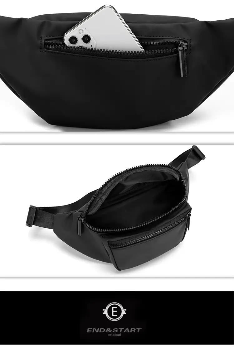 Men's Waterproof Black Crossbody Bag — feature 19