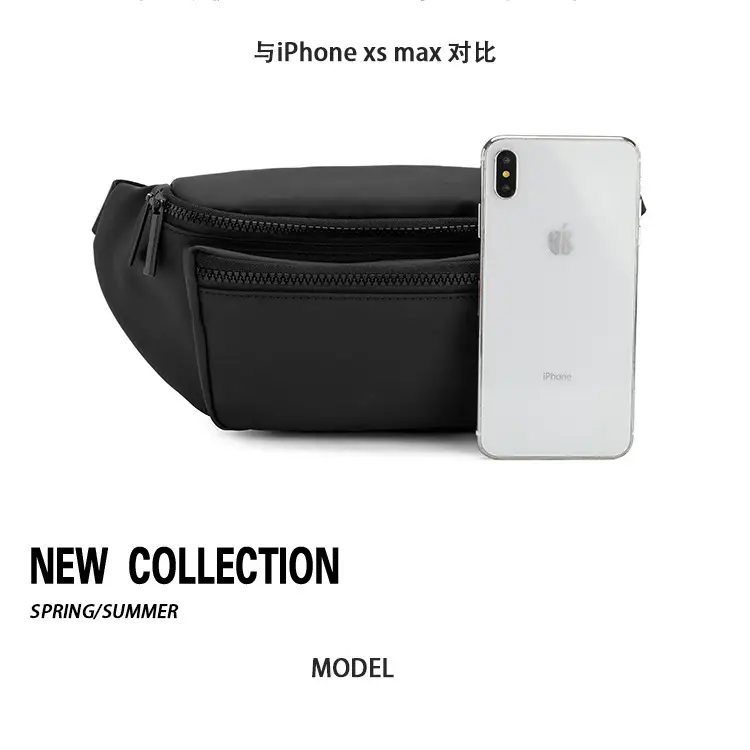Men's Waterproof Black Crossbody Bag — feature 5