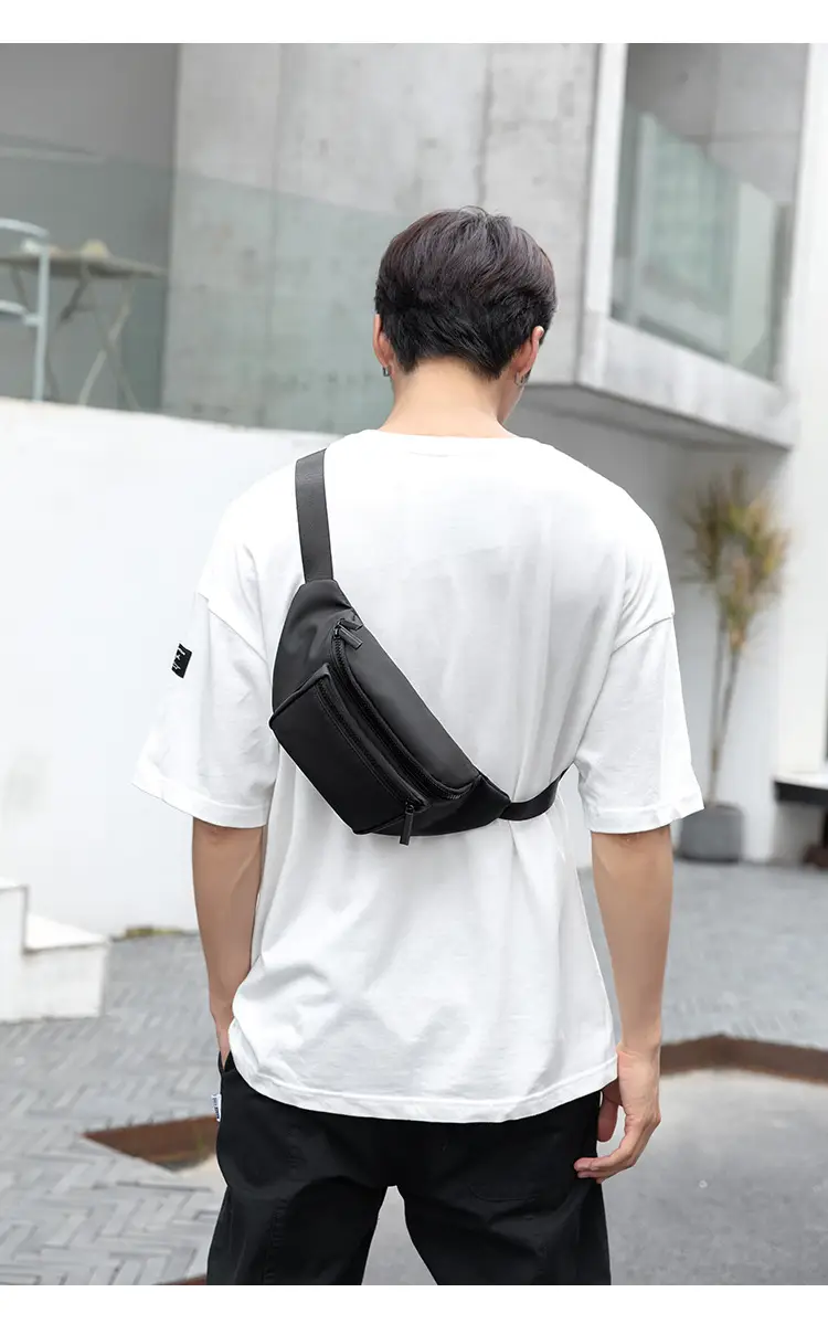 Men's Waterproof Black Crossbody Bag — feature 9