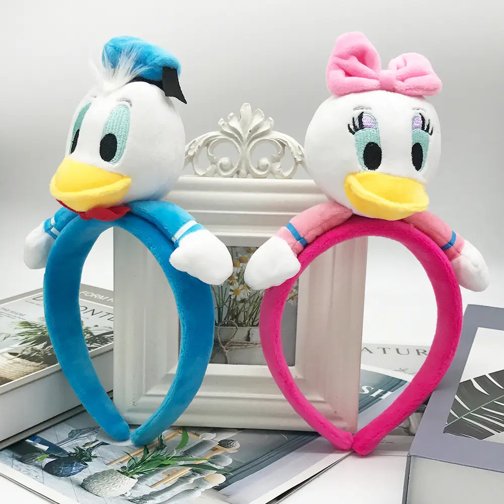 Cute Mickey Minnie Hairband Winnie Poole Plush Headband - Image 54