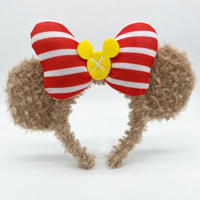 Cute Mickey Minnie Hairband Winnie Poole Plush Headband - Image 43