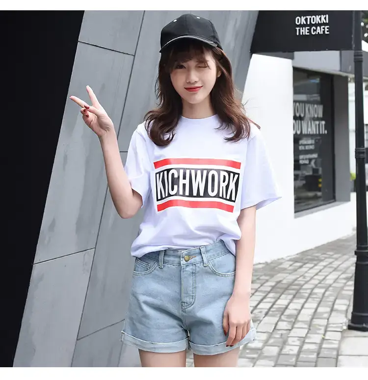 High-Waist Black Denim Shorts for Women Summer — feature 21