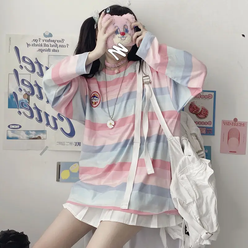 Women Striped Long Sleeve Top 2020 Korean Style — feature 8