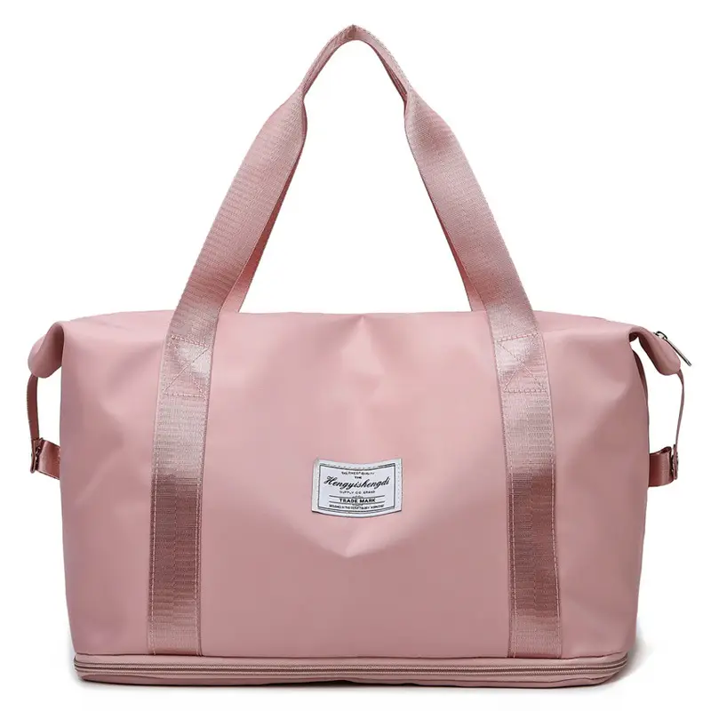 Purple Yoga & Travel Bag Large Capacity Dry Wet Separation