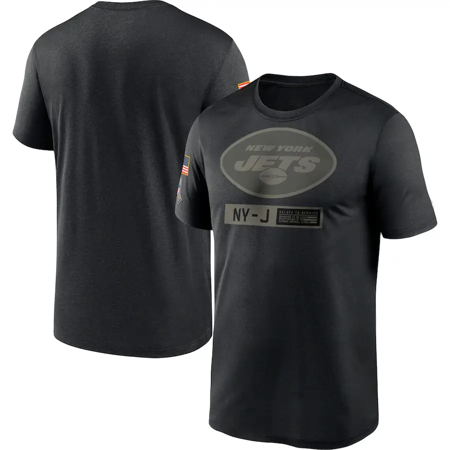 Men NFL Rugby T-Shirt Black Quick Dry - Image 28
