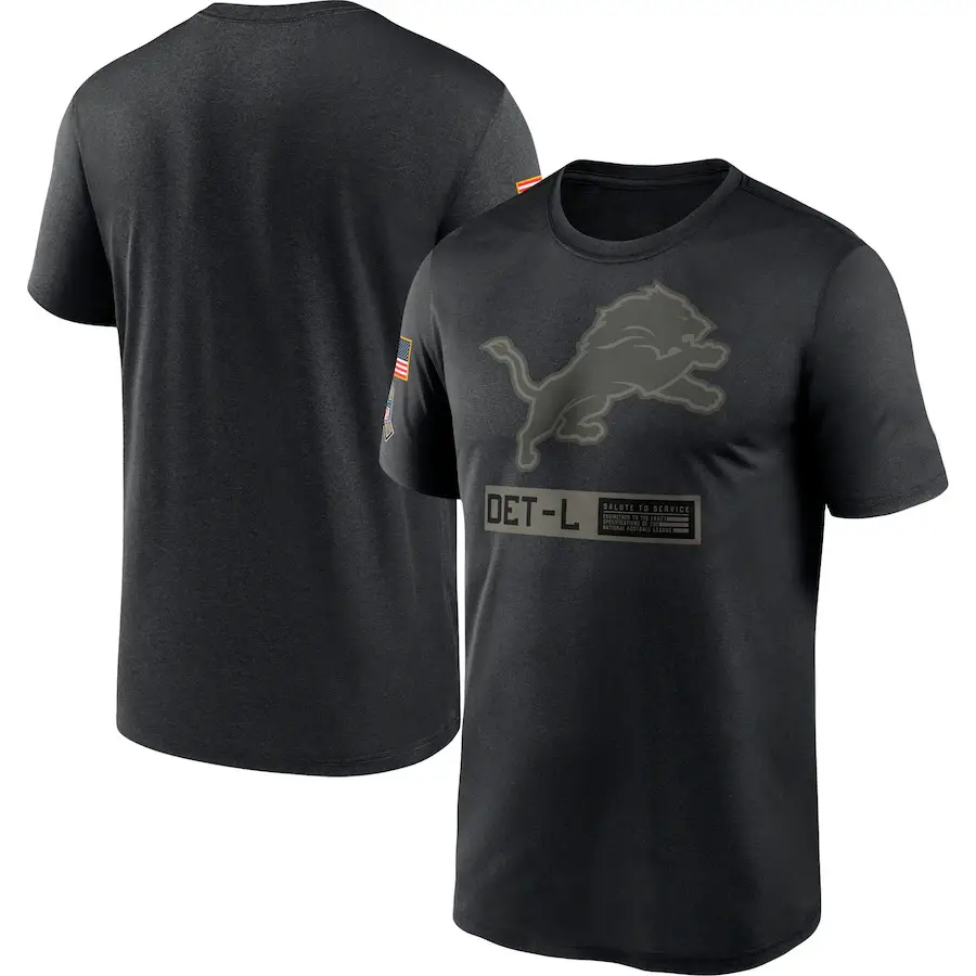 Men NFL Rugby T-Shirt Black Quick Dry - Image 29
