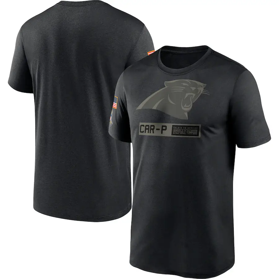 Men NFL Rugby T-Shirt Black Quick Dry - Image 10